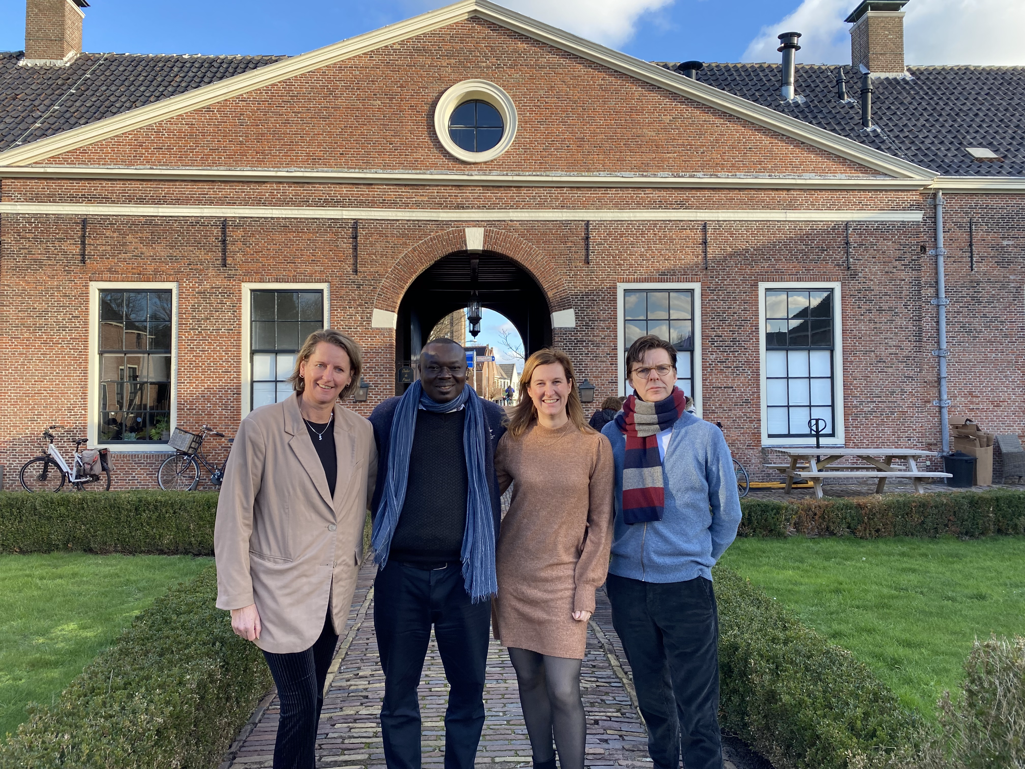 Koffieboer David op bezoek bij 't Nederhofje
