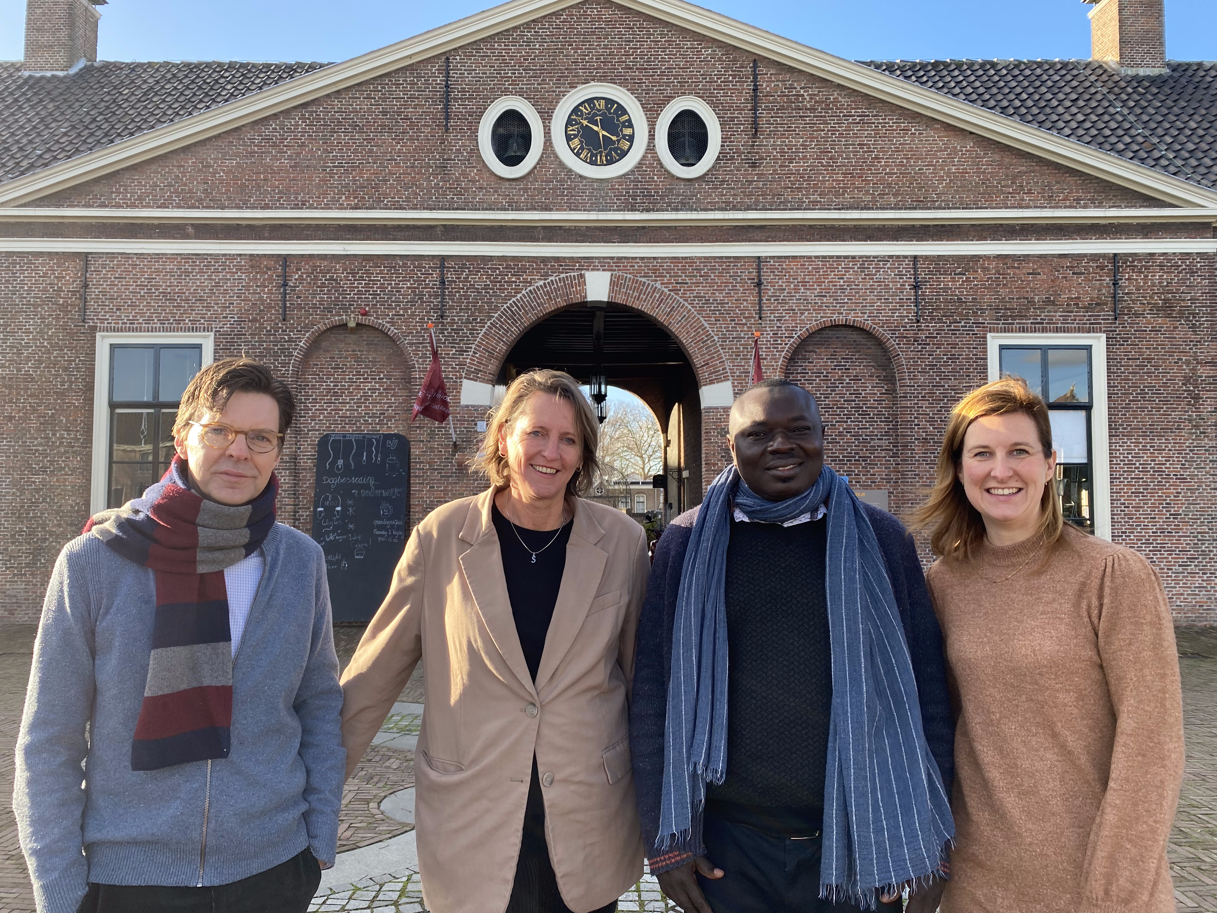 Koffieboer David op bezoek bij 't Nederhofje